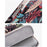 CANVASARTISAN H30-B01 Colorful Big Leaf Pattern 15-inch Zipper Laptop Bag Computer Notebook Carrying Pouch Handbag - Blue - 7