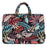 CANVASARTISAN H30-B01 14-inch Notebook Handbag Big Leaf Pattern Well-protected Anti-fall Laptop Bag Case - Black - 1