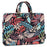 CANVASARTISAN H30-B01 14-inch Notebook Handbag Big Leaf Pattern Well-protected Anti-fall Laptop Bag Case - Black - 2