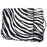 CANVASARTISAN H33-89 Zebra-stripe Pattern Shockproof Carry Case for 15 inch Laptops Scratch Resistant Notebook Sleeve Bag with Handle Strap / Vertical Pouch - 3