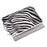 CANVASARTISAN H33-89 Zebra-stripe Pattern Shockproof Carry Case for 15 inch Laptops Scratch Resistant Notebook Sleeve Bag with Handle Strap / Vertical Pouch - 4