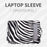 CANVASARTISAN H33-89 Zebra-stripe Pattern Shockproof Carry Case for 15 inch Laptops Scratch Resistant Notebook Sleeve Bag with Handle Strap / Vertical Pouch - 7