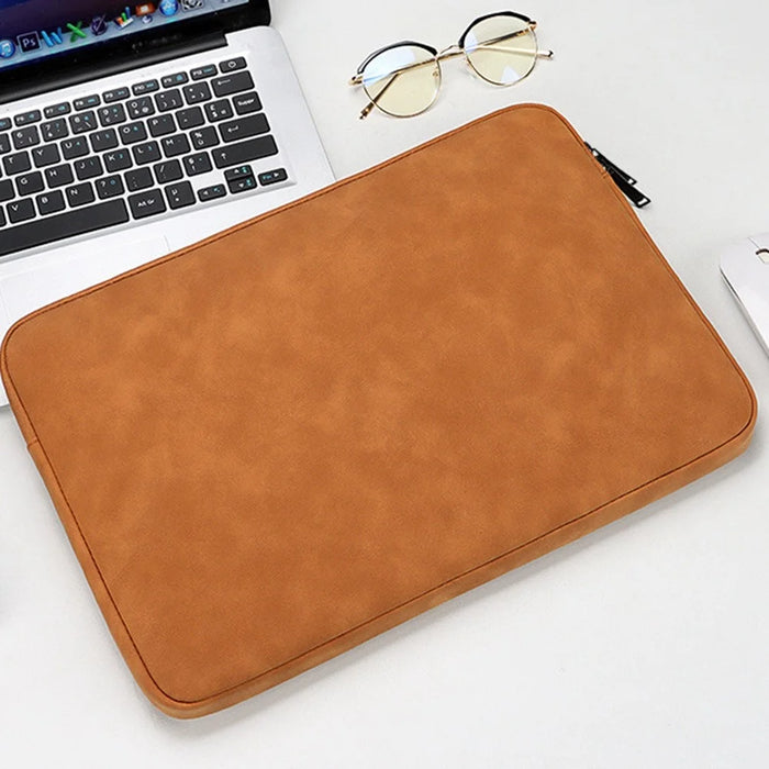 ND12 14.1-15.4 Inch Laptop Sleeve for MacBook Pro Soft Fluff  Lining Anti-scratch Notebook Protective Bag - Yellow - 5