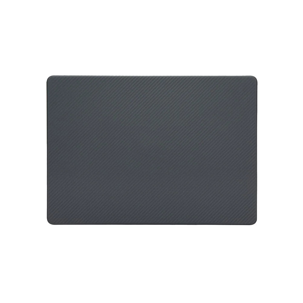 For MacBook Pro 13 inch A1706/A1708/A1989/A2159/A2289/A2251/A2338 Carbon Fiber Texture Hard Laptop Cover Colorful Anti-Fingerprint Hardshell Case - Black - 5