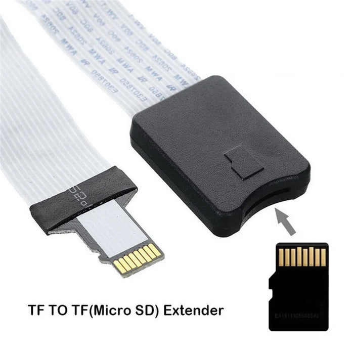 EP-019 25cm TF Memory Card Kit Male to TF Female Adapter Soft Flat FPC Cable Extender - 2
