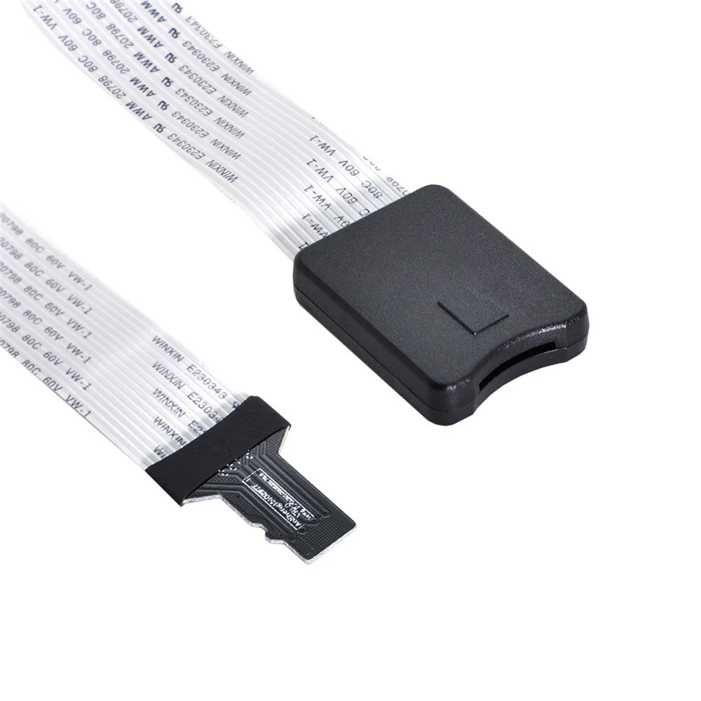 EP-019 25cm TF Memory Card Kit Male to TF Female Adapter Soft Flat FPC Cable Extender - 7