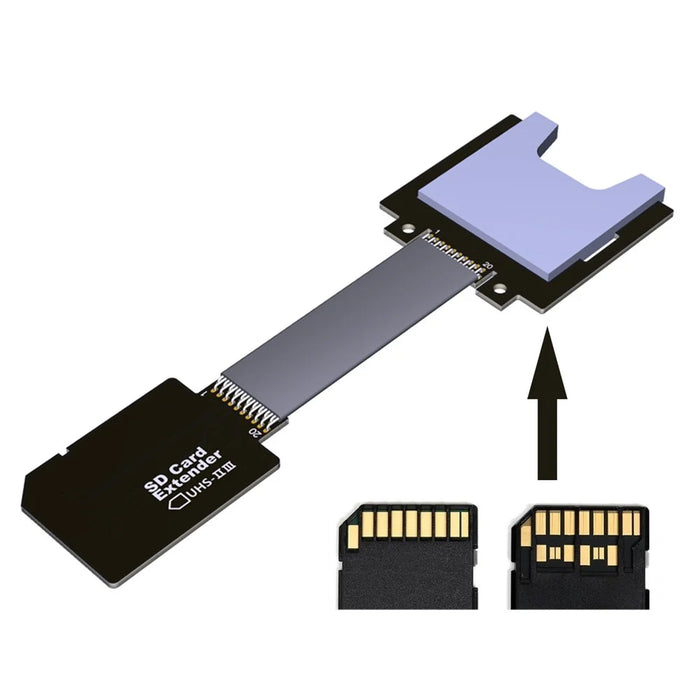 EP-012-B44SF UHS-III SD Male Extender to SD Card Female Extension Cable Adapter - 7