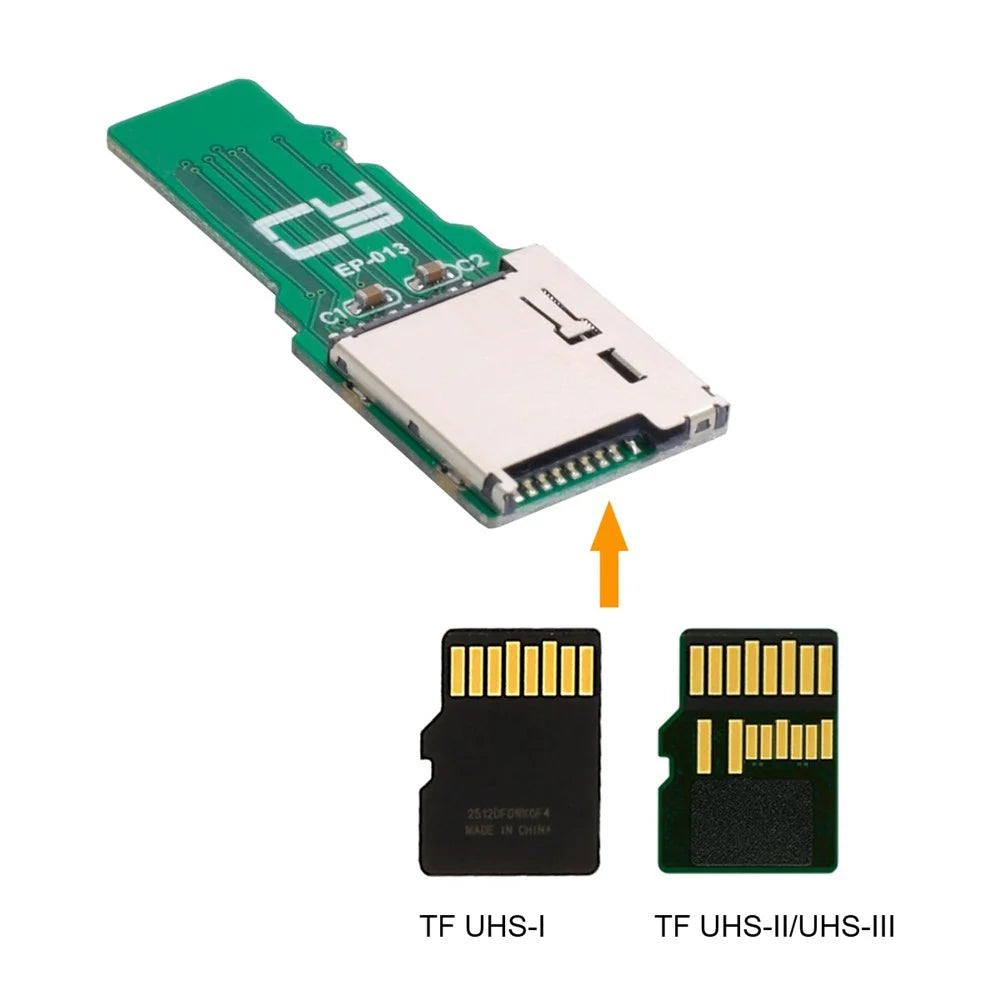 EP-013 TF Card Male to TF Female Adapter PCBA SD/SDHC/SDXC UHS-III Full Speed Extender Connector - 6