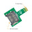 EP-016 TF Male to Female Adapter Extender PCBA SD/SDHC/SDXC UHS-III Connector for GPS, ROCK Pi 4 raspberry Pi SCM Development Board - 5