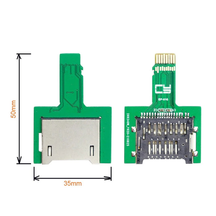 EP-016 TF Male to Female Adapter Extender PCBA SD/SDHC/SDXC UHS-III Connector for GPS, ROCK Pi 4 raspberry Pi SCM Development Board - 7
