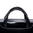 LISEN 11.6 Inch Laptop Bag Business Style PU Leather Laptop Sleeve Case with Handle Strap - Black - 5