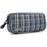 LISEN Digital Accessories Nylon Zipper Bag Data Cable U-disk Power Bank Charger Storage Bag - Grey/Blue - 1