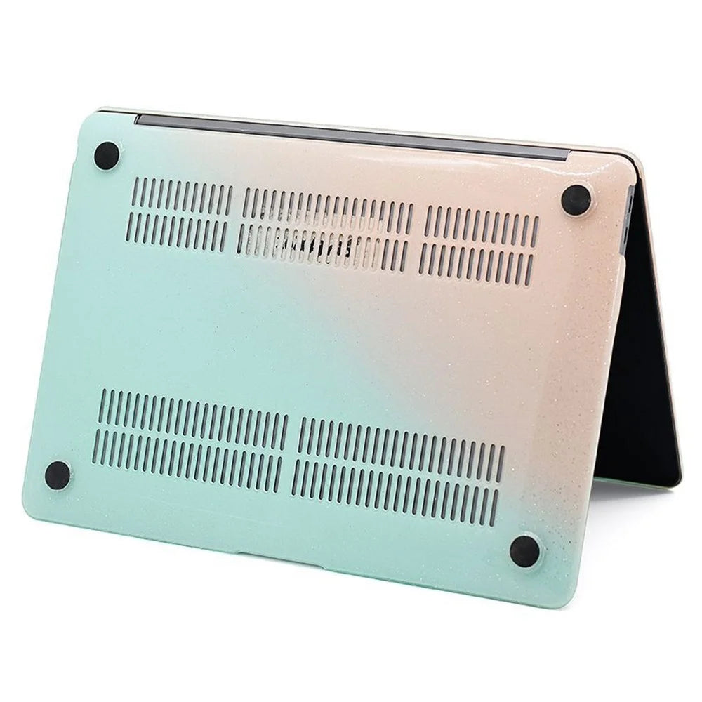 For MacBook Air 13 inch (2020) Laptop Cover Hard PC Front and Back Gradient Color Protective Laptop Case - 3