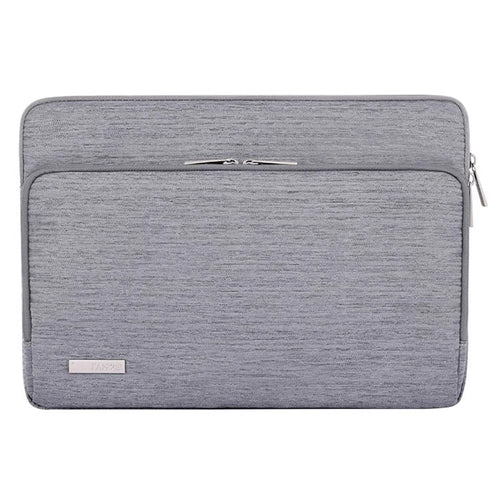 CANVASARTISAN L28-21 15-inch Laptop Sleeve Business Style Shockproof Notebook Carrying Bag - Light Grey - 1