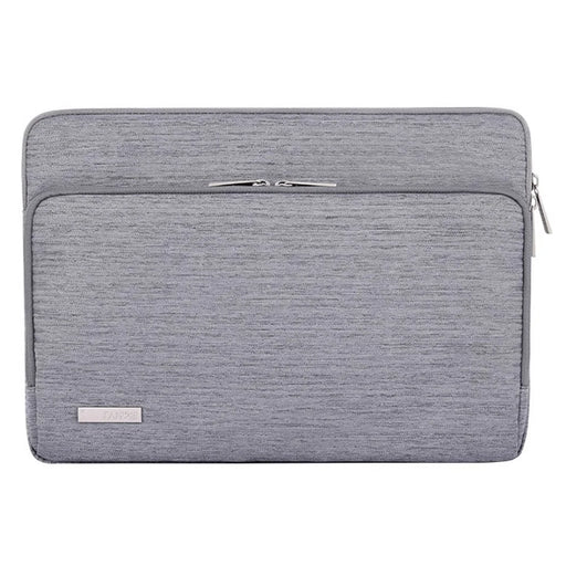 CANVASARTISAN L28-21 15-inch Laptop Sleeve Business Style Shockproof Notebook Carrying Bag - Light Grey - 1