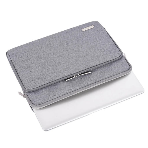 CANVASARTISAN L28-21 Business Style 13-inch Laptop Portable Protective Sleeve Notebook Carrying Case - Light Grey - 2