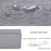 CANVASARTISAN L28-21 Business Style 13-inch Laptop Portable Protective Sleeve Notebook Carrying Case - Light Grey - 3