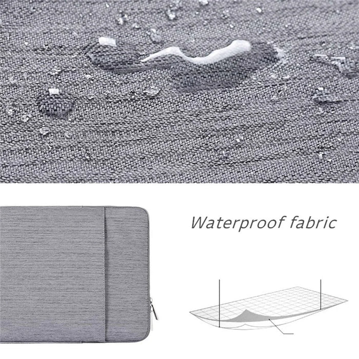 CANVASARTISAN L28-19 Business Style Laptop Sleeve 13-inch Notebook Bag Carrying Case (Horizontal Type) - Grey - 2