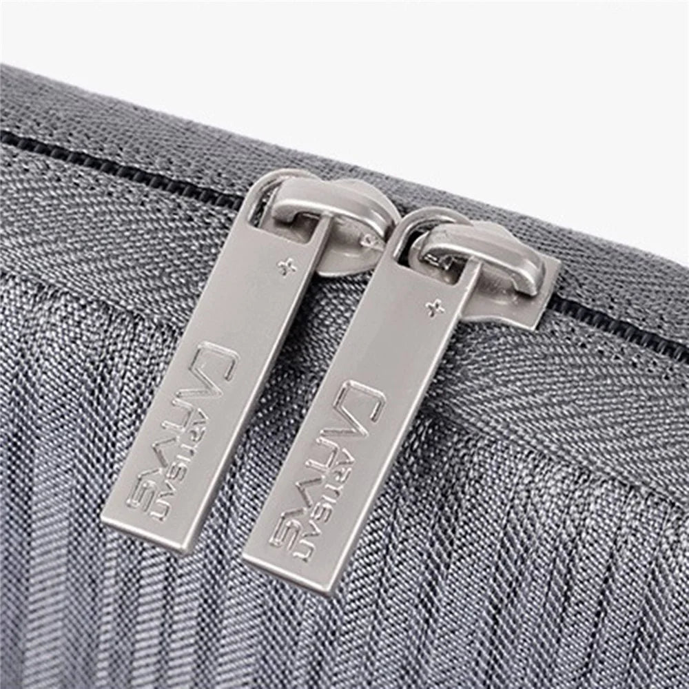 CANVASARTISAN L28-19 12-inch Laptop Protective Sleeve Business Style Notebook Carrying Bag (Horizontal Type) - Grey - 4