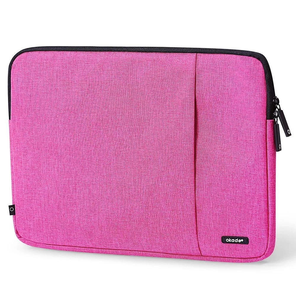 OKADE T40 11.6''-12'' Large Notebook Computer Case Bag Laptop Tablet Sleeve Portable Protection Cover - Rose - 2