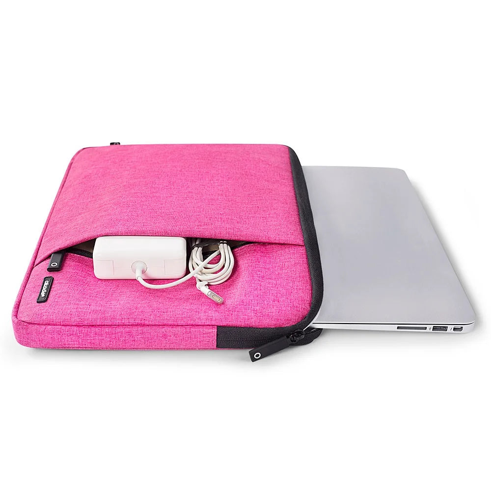 OKADE T40 11.6''-12'' Large Notebook Computer Case Bag Laptop Tablet Sleeve Portable Protection Cover - Rose - 5