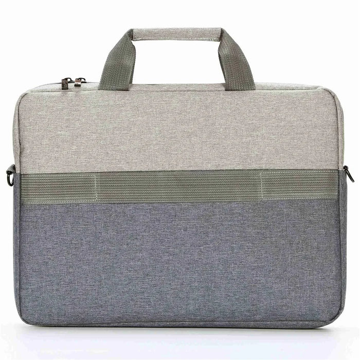 OKADE T52 15.6-inch Laptop Bag Shoulder Handbag Waterproof Notebook Pouch (with Shoulder Strap) - Grey - 3