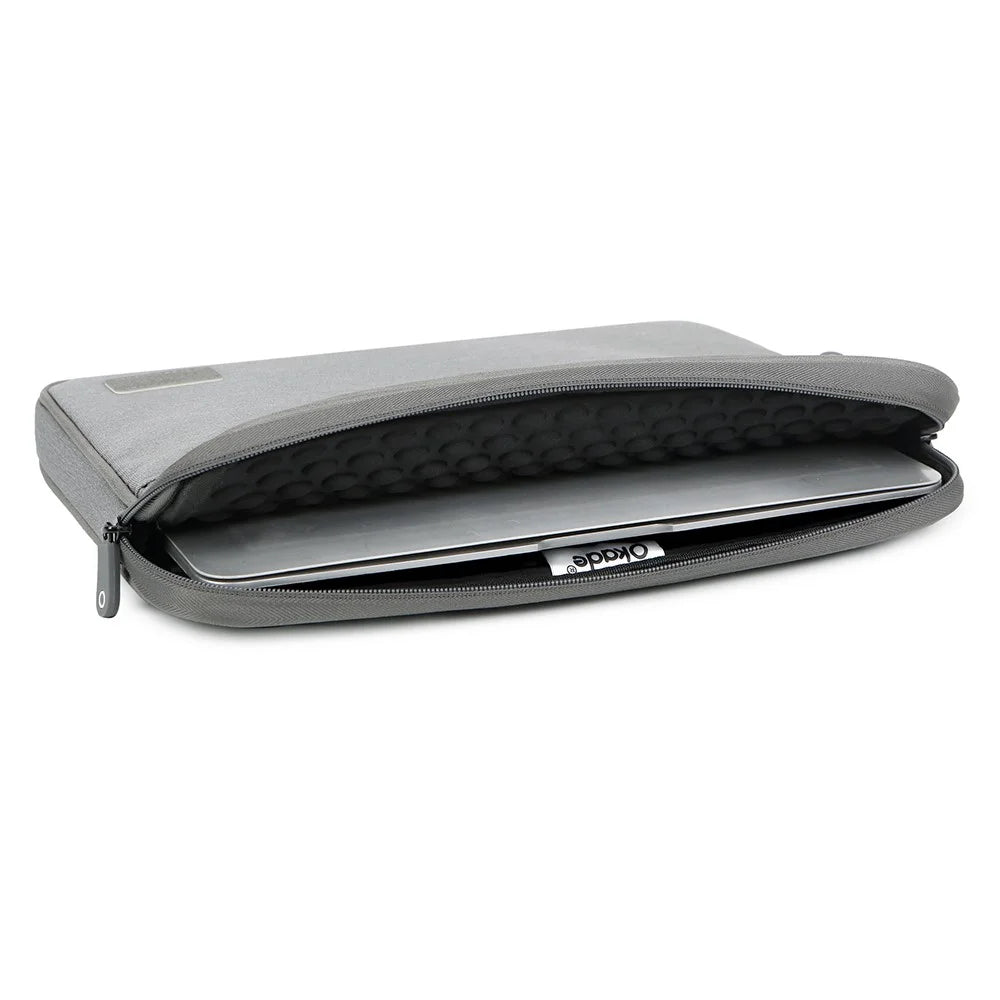 OKADE T61 Portable Storage Pouch for 14-14.6inch Laptop Bag Shockproof Air Cushion Lining Carrying Bag - Grey - 3