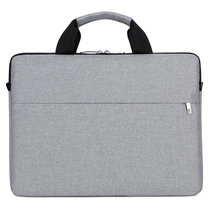 OKADE B022 15.6inch Notebook Soft Lining Protective Bag Anti-drop Laptop Handbag (with Shoulder Strap) - Grey - 2