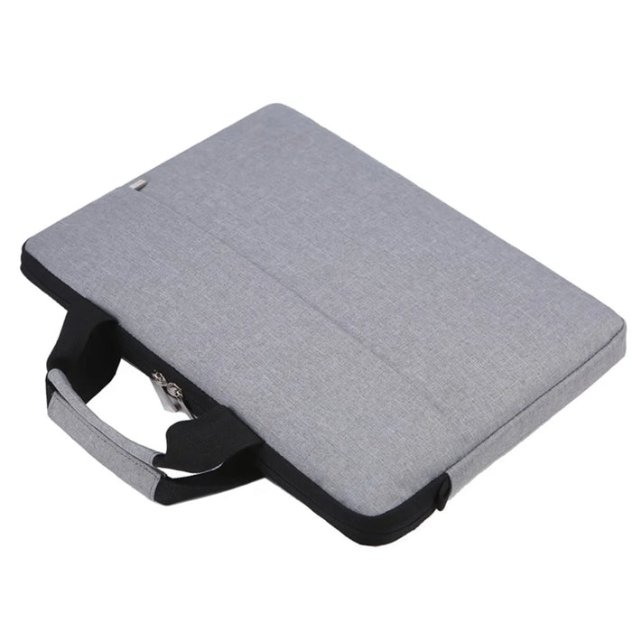 OKADE B022 15.6inch Notebook Soft Lining Protective Bag Anti-drop Laptop Handbag (with Shoulder Strap) - Grey - 5