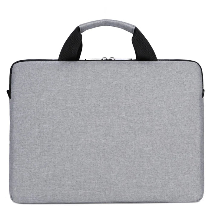 OKADE B022 15.6inch Notebook Soft Lining Protective Bag Anti-drop Laptop Handbag (with Shoulder Strap) - Grey - 7