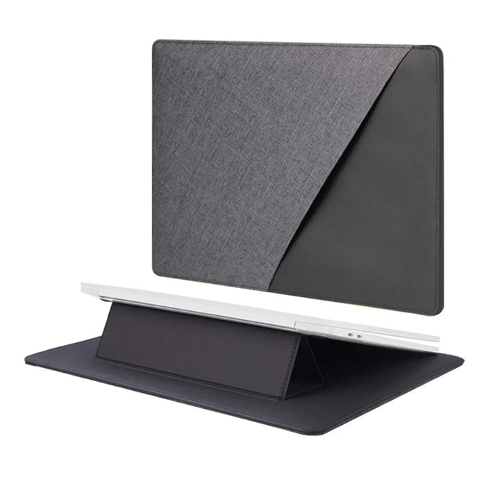 14'' Notebook Computer Ultra-thin Sleeve Shockproof Anti-scratch Laptop Case with Magnetic Holder Stand - 1