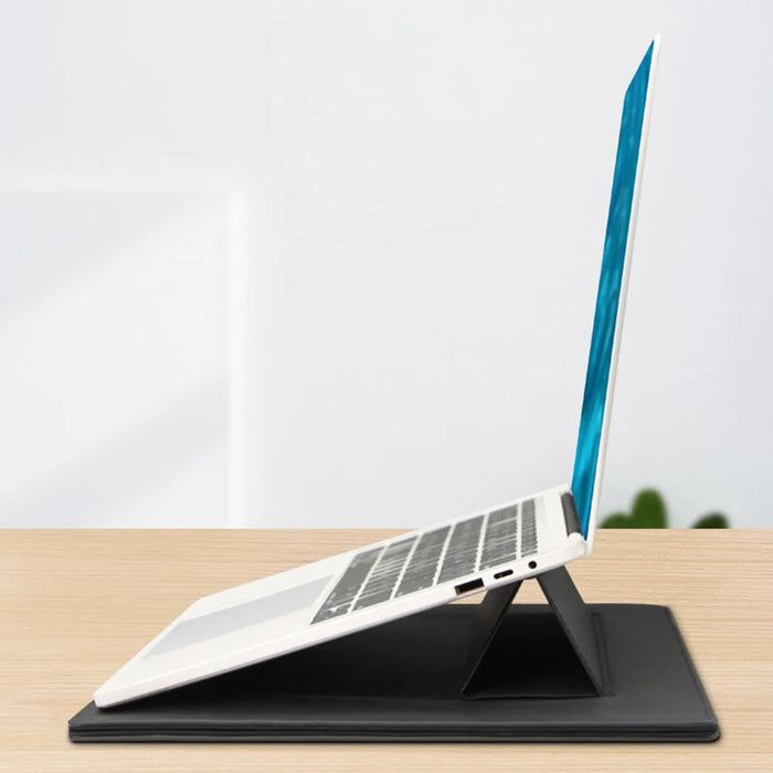 14'' Notebook Computer Ultra-thin Sleeve Shockproof Anti-scratch Laptop Case with Magnetic Holder Stand - 4