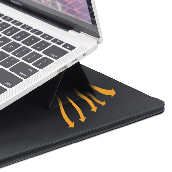 14'' Notebook Computer Ultra-thin Sleeve Shockproof Anti-scratch Laptop Case with Magnetic Holder Stand - 5