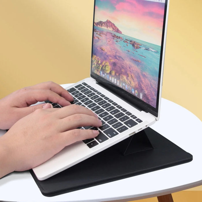 14'' Notebook Computer Ultra-thin Sleeve Shockproof Anti-scratch Laptop Case with Magnetic Holder Stand - 6