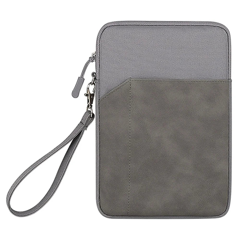 HAWEEL HWL7018 Zippered Carry Case for iPad 9.7-11 inch Scratch-Proof Tablets Sleeve Bag with Strap - Grey - 1
