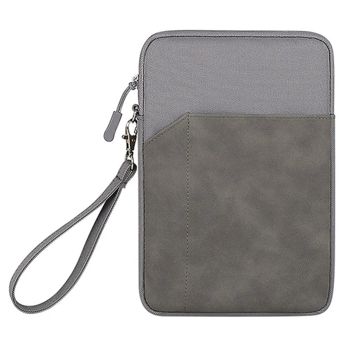 HAWEEL HWL7018 Zippered Carry Case for iPad 9.7-11 inch Scratch-Proof Tablets Sleeve Bag with Strap - Grey - 1