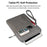 HAWEEL HWL7018 Zippered Carry Case for iPad 9.7-11 inch Scratch-Proof Tablets Sleeve Bag with Strap - Grey - 5