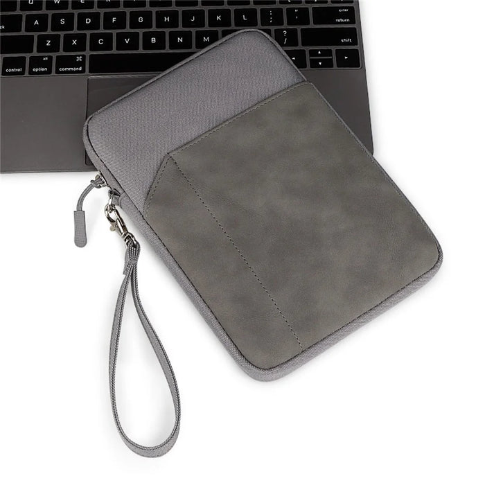 HAWEEL HWL7017 Shockproof Carry Case for iPad mini 7.9-8.4 inch Scratch Resistant Tablets Zippered Sleeve Bag with Outer Pouch - Grey - 2