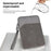 HAWEEL HWL7017 Shockproof Carry Case for iPad mini 7.9-8.4 inch Scratch Resistant Tablets Zippered Sleeve Bag with Outer Pouch - Grey - 3