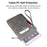 HAWEEL HWL7017 Shockproof Carry Case for iPad mini 7.9-8.4 inch Scratch Resistant Tablets Zippered Sleeve Bag with Outer Pouch - Grey - 5