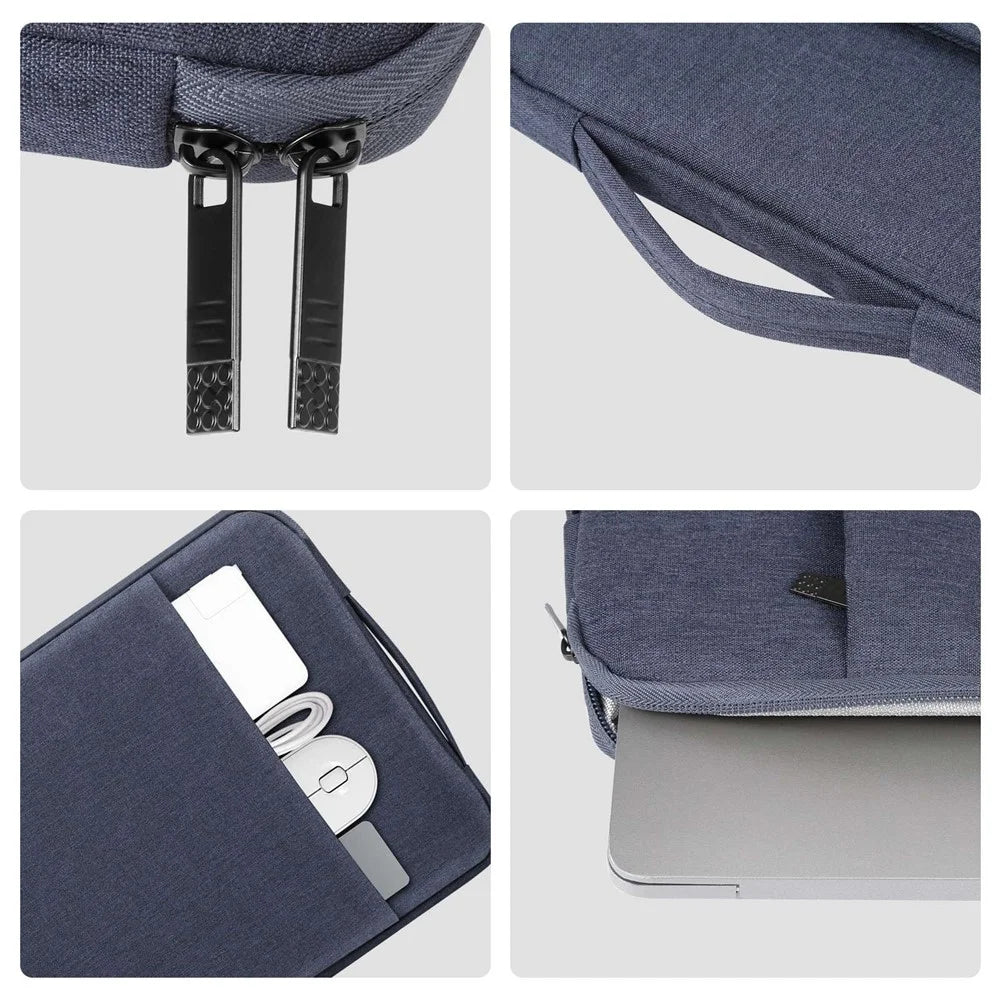 HAWEEL HWL7020 For 14-15 inch MacBook Pro 14 inch (2021) / 15 inch (2013) / (2016) Scratch Resistant Carrying Case Portable Sleeve Bag with Handle - Blue - 7