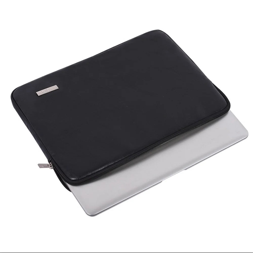 CANVASARTISAN  L38-T0311 PU Leather Sleeve Bag for 11 inch Laptops Anti-Scratch Carry Case Notebook Portable Slim Case with Small Bag - Khaki - 4