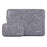 CANVASARTISAN  L38-T0311 PU Leather Carrying Case for 12 inch Portable Sleeve Bag Laptops Anti-Scratch Slim Case with Small Bag - Grey - 1