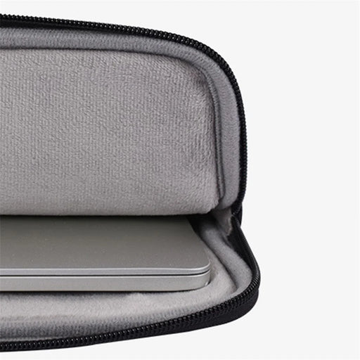 CANVASARTISAN  L38-T0311 PU Leather Carrying Case for 12 inch Portable Sleeve Bag Laptops Anti-Scratch Slim Case with Small Bag - Grey - 2