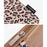 CANVASARTISAN G31-36 12-inch Laptop Smooth Zipper Carrying Bag Leopard Print Notebook Protective Sleeve - Khaki - 3