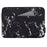 CANVASARTISAN H32-11 13-inch Laptop Zipper Pouch Slim Printed Carrying Bag Notebook Protective Sleeve - Black - 1