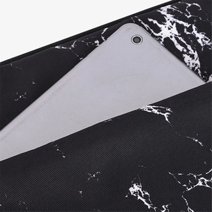 CANVASARTISAN H32-11 13-inch Laptop Zipper Pouch Slim Printed Carrying Bag Notebook Protective Sleeve - Black - 4