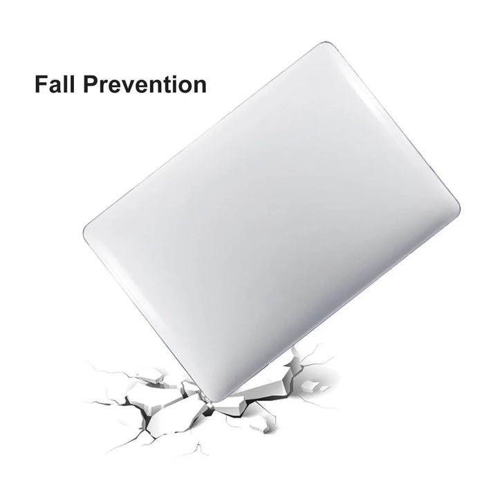 ENKAY HAT PRINCE Crystal Laptop Cover for MacBook Air 13 inch (2026) A3449 / (2025) A3240 / (2024) A3113 / (2022) A2681 Case Keyboard Film Plugs - White - 4