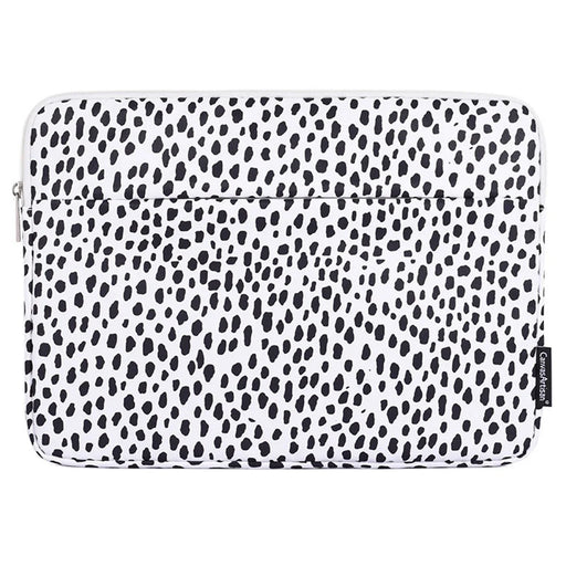 CANVASARTISAN H36-11 15-inch Laptop Waterproof Zipper Bag Black Spotted Anti-drop Notebook Protective Sleeve - 1