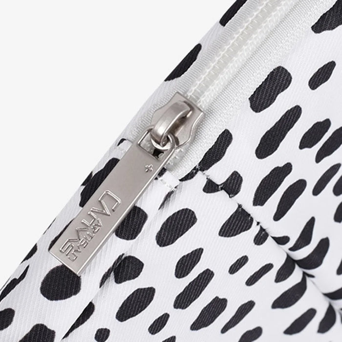 CANVASARTISAN H36-11 15-inch Laptop Waterproof Zipper Bag Black Spotted Anti-drop Notebook Protective Sleeve - 6
